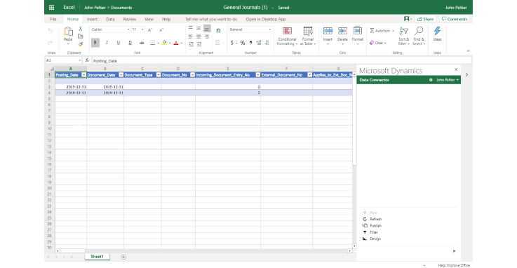 Business Central - Microsoft Excel Integration